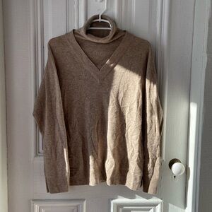 Gentle herd cashmere blend turtleneck - size medium.